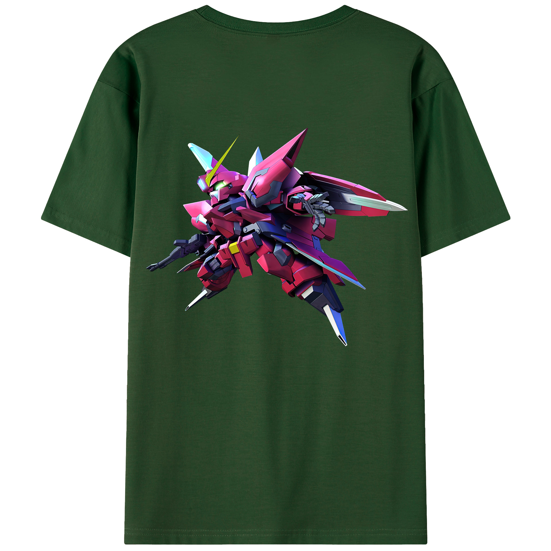 （画像用） 機動戦士ガンダム Mobile Suit Gundam 綿100％半袖Tシャツ（背面プリント）